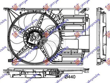 VENTILATOR KOMPLET (1.5/2.0... za BMW X1 od 2019. do 2022. god.