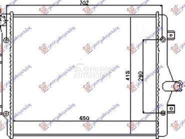 (NEMA) HLADNJAK MOTORA 2.0 ... za Škoda Octavia od 2008. do 2013. god.