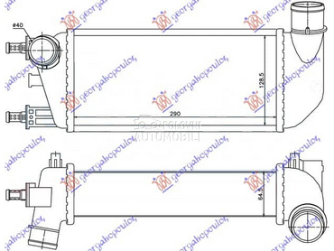 HLADNJAK INTERKULERA 1.3... za Ford Ka od 2008. do 2016. god.