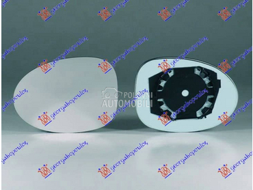 STAKLO RETROVIZORA Levo za Renault Twingo od 1992. do 1998. god.