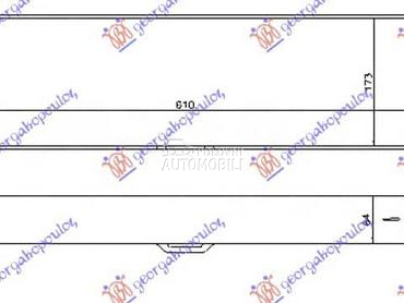 HLADNJAK INTERKULERA... za Mercedes Benz V Klasa od 2010. do 2015. god.
