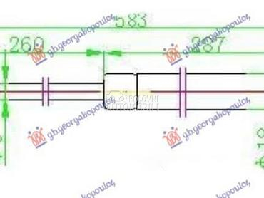 AMORTIZER GEPEK VRATA... za Ford Focus od 2004. do 2008. god.