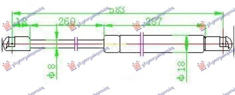 AMORTIZER GEPEK VRATA...