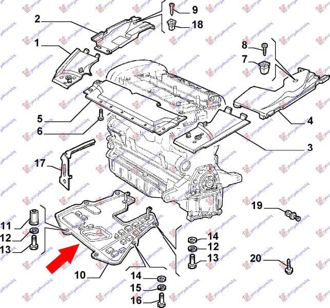 ZASTITA MOTORA PLASTICNA -03