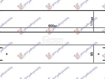 HLADNJAK INTERKULERA 1.6... za Opel Astra K od 2016. do 2019. god.
