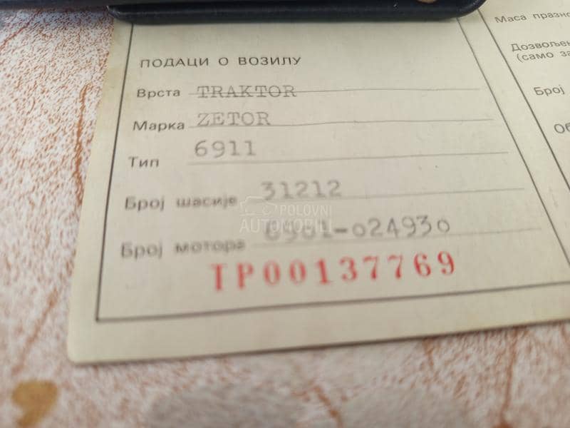Zetor 6911