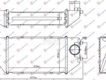 HLADNJAK INTERKULERA 2.2... za Honda CR-V od 2002. do 2007. god.