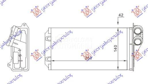 GREJAC KABINE (250x140x42)