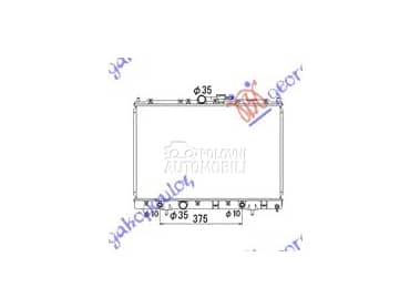 HLADNJAK MOTORA 1.8/2.0cc... za Mitsubishi Pajero Pinin od 1999. do 2007. god.