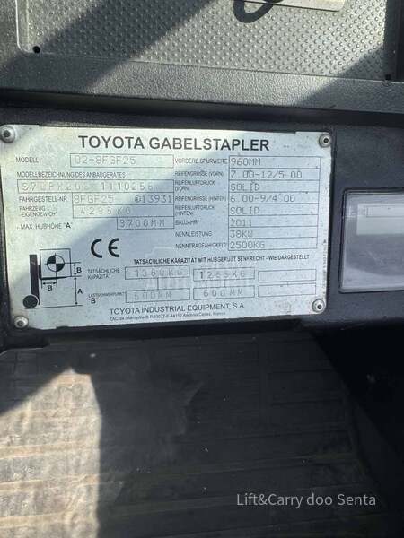 Toyota 02 8FGF25