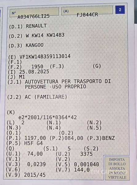 Renault Kangoo 1.2 TCE A.u.tomatik