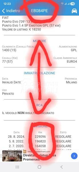 Fiat EVO GARANTUJEM PO ŽELJI