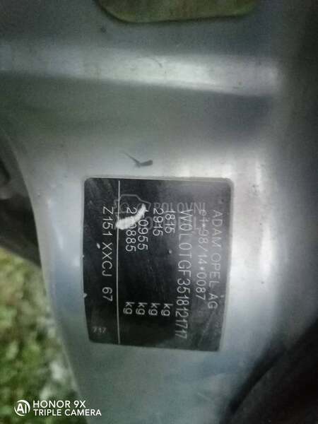 Delovi za Opel Astra G 1.7 d 2000. god.