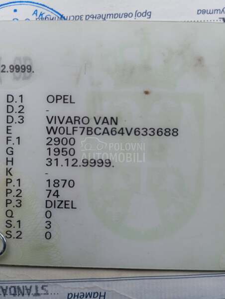 Opel Vivaro 