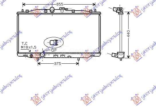 HLADNJAK MOTORA 2.0/2.4...
