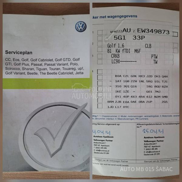 Volkswagen Golf 7 1.6 TDI HIGHLINE