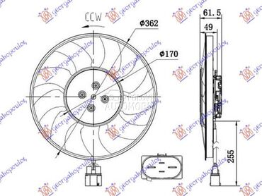 VENTILATOR (MOTORELISA) (2.... za Volkswagen Touareg za 2018. god.