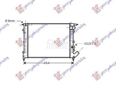 HLADNJAK MOTORA 1.2/1.4CC... za Renault Express od 1995. do 1998. god.