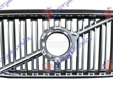 PVC MASKA KOMPLET SREBRNA/HROM za Volvo XC90 od 2014. do 2020. god.