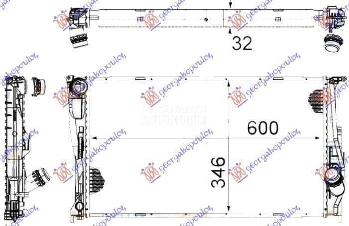 HLADNJAK MOTORA 3.0 (135i) ...