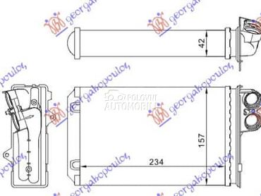 GREJ KABINE (234x157x42) za Citroen C5 od 2001. do 2004. god.