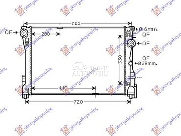 HLADNJAK MOTORA... za Mercedes Benz C Klasa od 2011. do 2014. god.