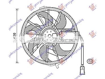 VENTILATOR (MOTORELISA) (42... za Mercedes Benz A Klasa od 2004. do 2012. god.