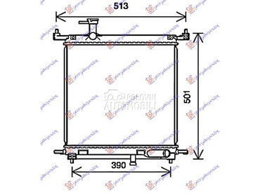 HLADNJAK MOTORA 1.2i 12V... za Nissan Micra od 2013. do 2017. god.