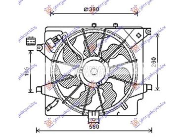 VENTILATOR KOMPLET (DIZEL) ... za Kia cee`d od 2013. do 2015. god.