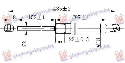 AMORTIZER GEPEK VRATA...