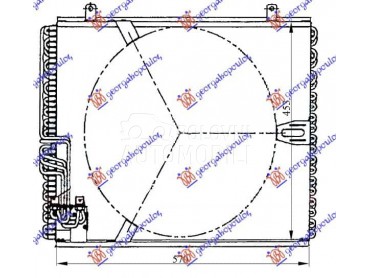 HLADNJAK KLIME... za BMW Serija 5 od 1988. do 1995. god.
