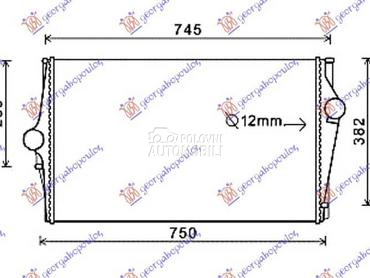 HLADNJAK INTERKULERA... za Volvo XC90 od 2003. do 2014. god.