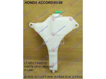POSUDA ZA ANTIFRIZ (2.0L) za Honda Accord od 2003. do 2008. god.