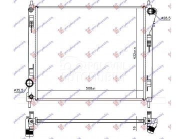 HLADNJAK MOTORA 1.2... za Nissan Pulsar za 2015. god.