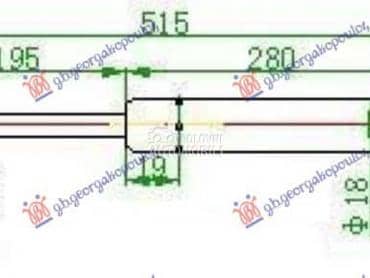 AMORTIZER GEPEK VRATA 500... za Seat Toledo od 1995. do 1999. god.