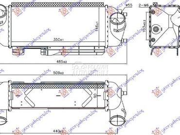 HLADNJAK INTERKULERA 2.0 CRDI za Hyundai Tucson od 2010. do 2015. god.