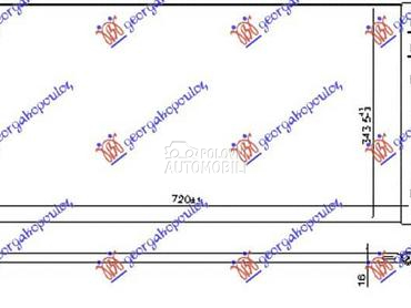 HLADNJAK KLIME BENZIN/DIZEL za Volvo XC60 od 2017. do 2022. god.