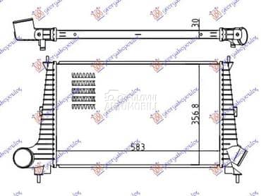 HLADNJAK INTERKULERA... za Saab 9-5 od 2005. do 2010. god.