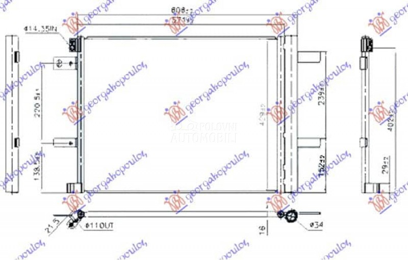 HLADNJAK KLIME 1.2 THP BENZ...