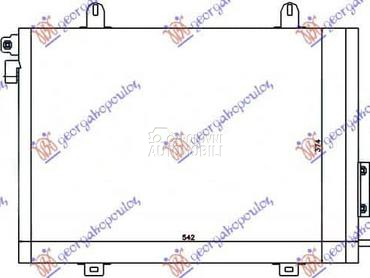 HLADNJAK KLIME 1.4i 8V 1.6... za Dacia Logan od 2009. do 2012. god.
