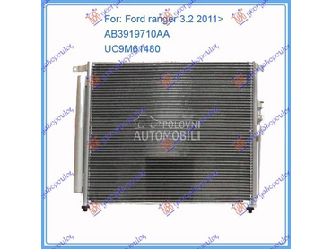 HLADNJAK KLIME BENZIN/DIZEL za Ford Ranger od 2015. do 2019. god.