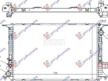 HLADNJAK MOTORA 4.0 TFSi... za Audi A8 od 2013. do 2017. god.