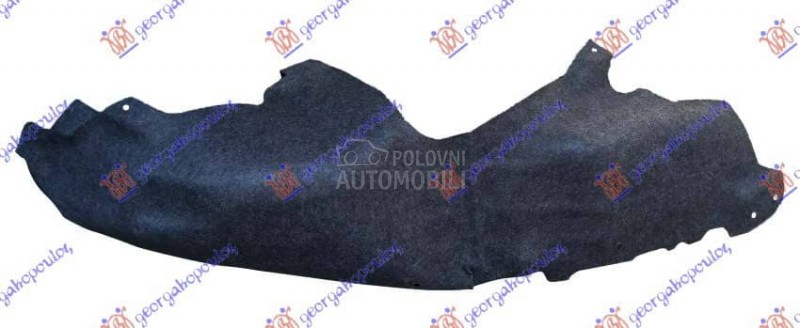 ZADNJE POTKRILO PLASTICNO Levo
