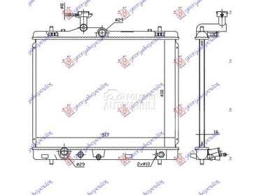HLADNJAK MOTORA 1.2 BENZIN... za Suzuki Swift od 2014. do 2017. god.