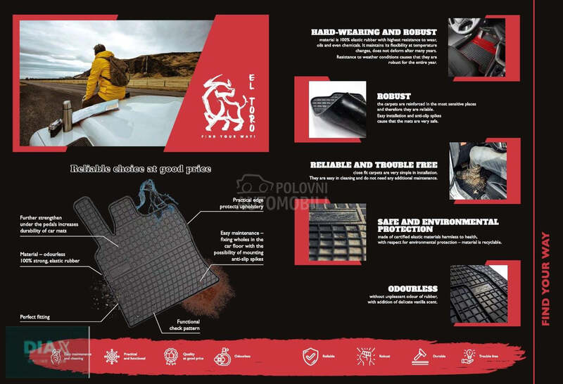Gumeni tepisi set