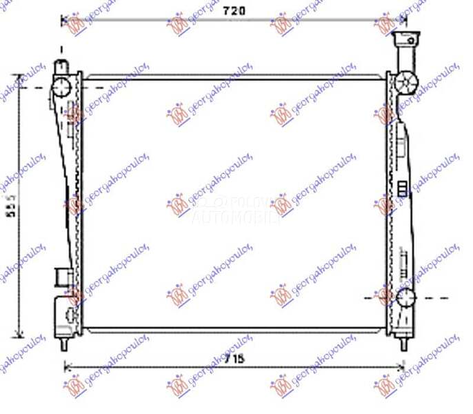 HLADNJAK MOTORA 3.6 i 24V V...