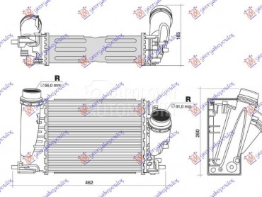 HLADNJAK MOTORA 1.6 DCI... za Renault Espace od 2015. do 2023. god.