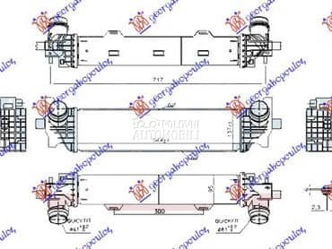 HLADNJAK INTERKULERA za BMW Serija 6 od 2017. do 2020. god.