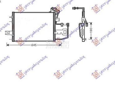 HLADNJAK KLIME (471x325x20) za Volkswagen Caddy od 1996. do 2004. god.
