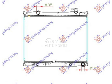 HLADNJAK MOTORA 2.5 CRDi... za Kia Sorento od 2002. do 2009. god.